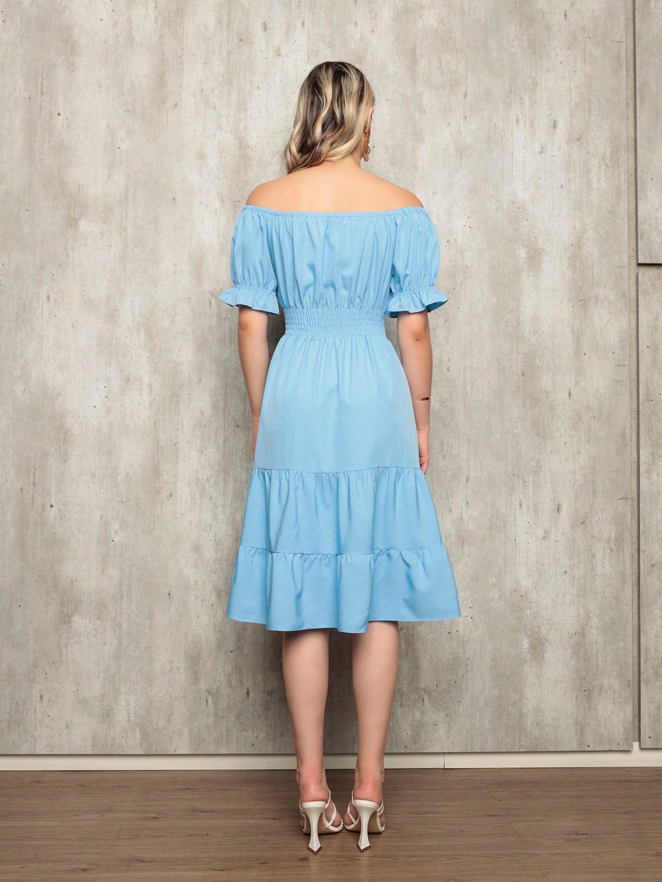 Vestido Midi Curto Larissa Vestidos Midi Femininos