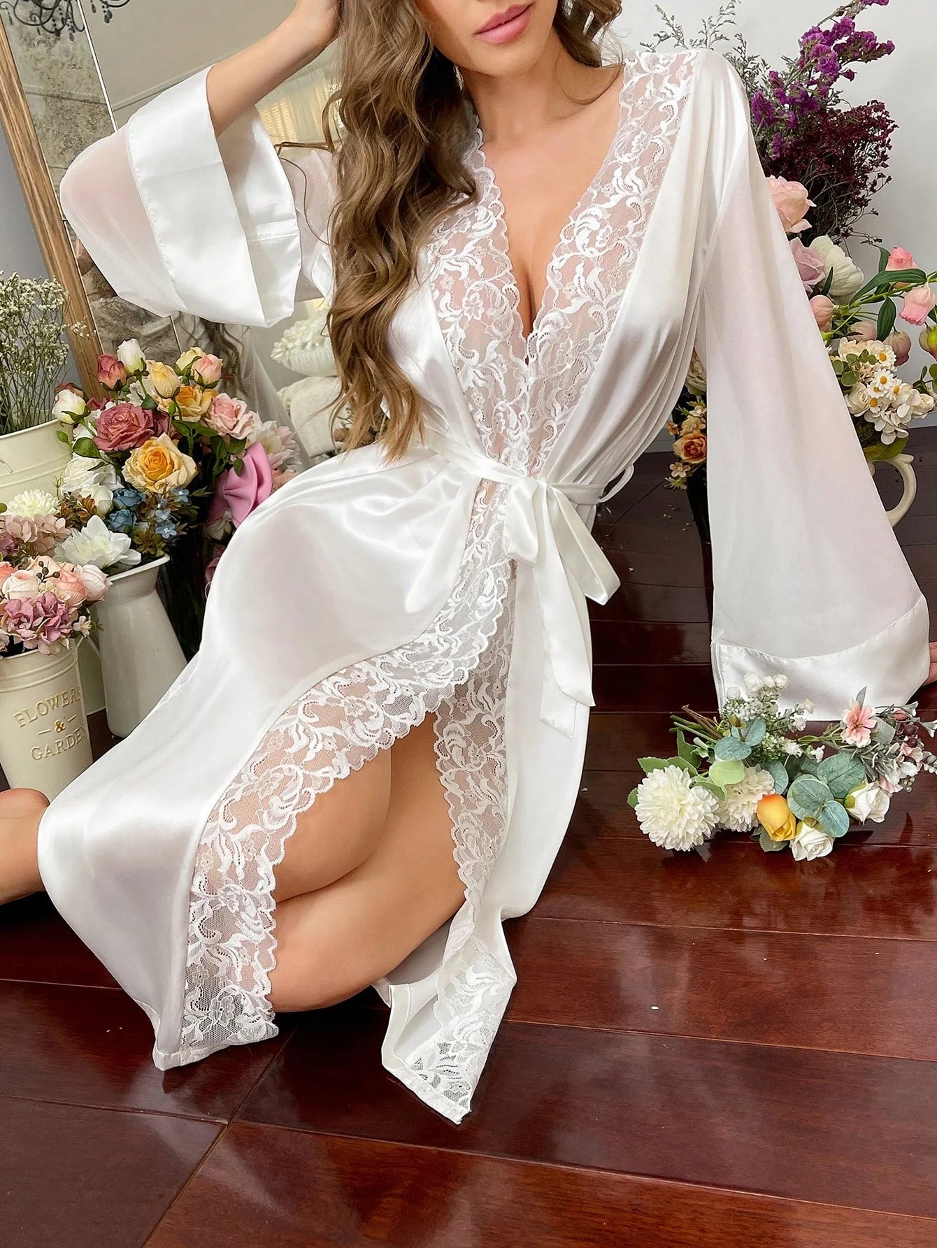 Robe de Casamento Sensual e Romântica para Mulheres, Moda Minimalista para Uso Diário Casual