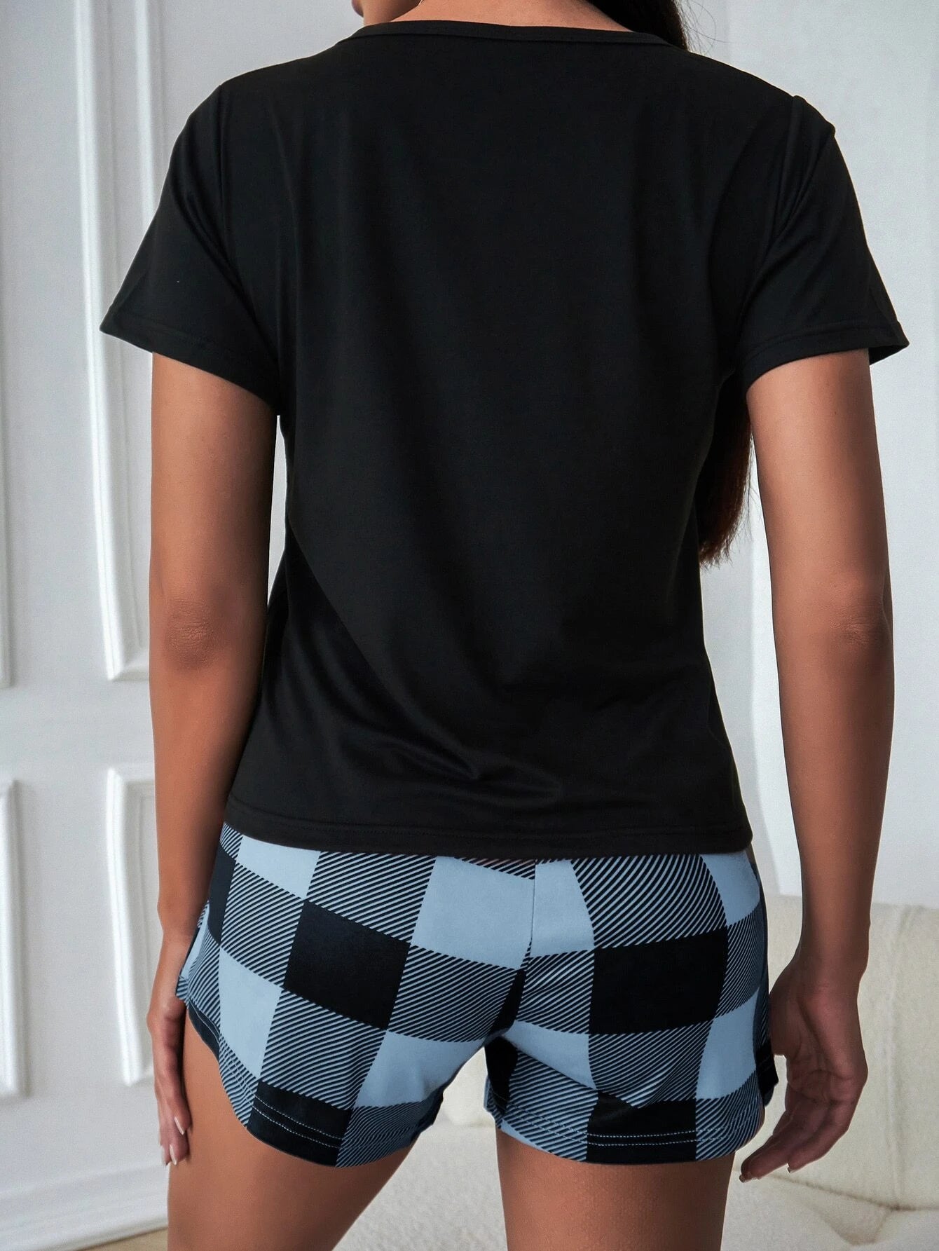 Pijama Curto Xadrez Eliana