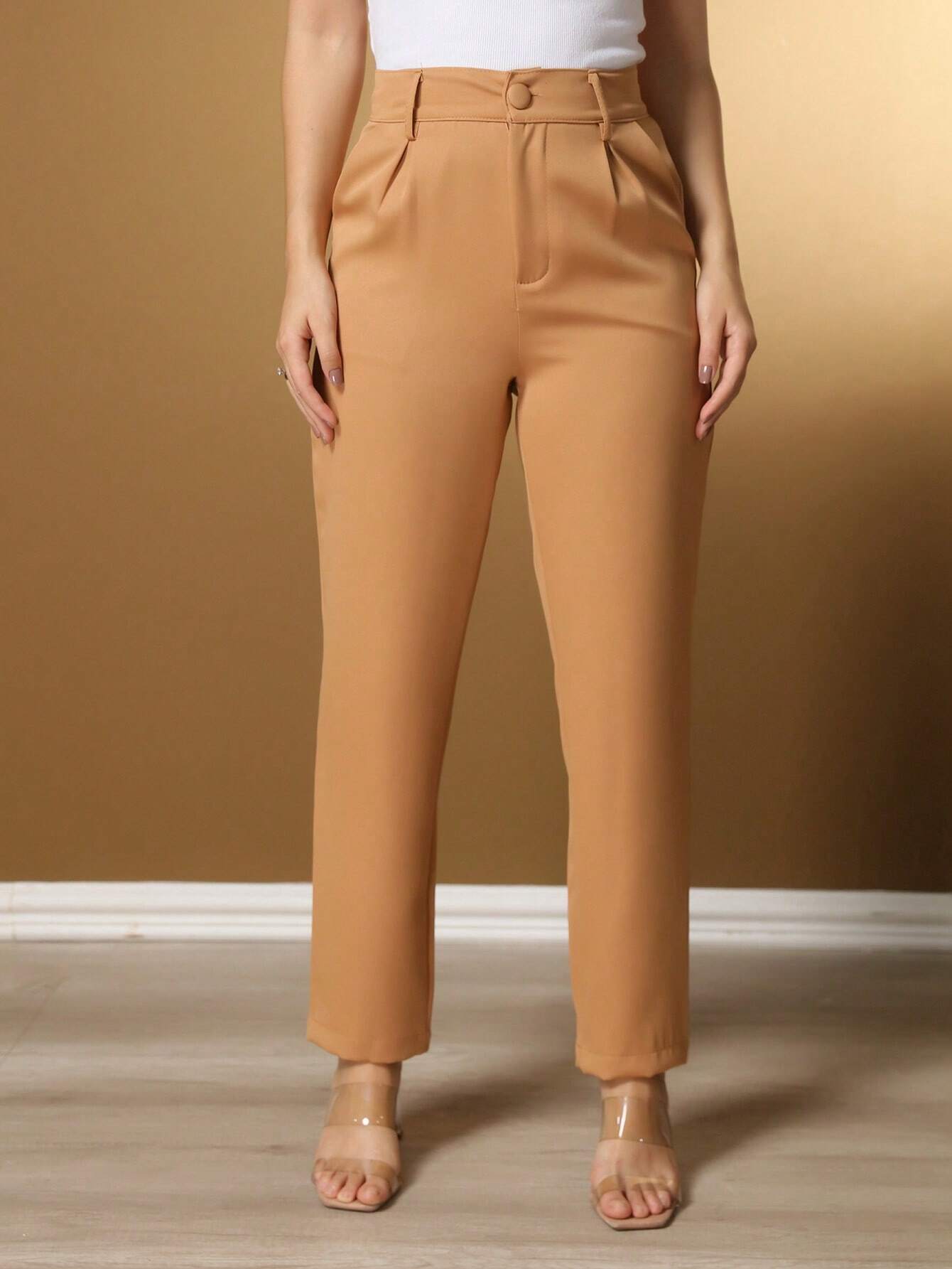 Calça Alfaiataria Com Prega Skinny Larissa