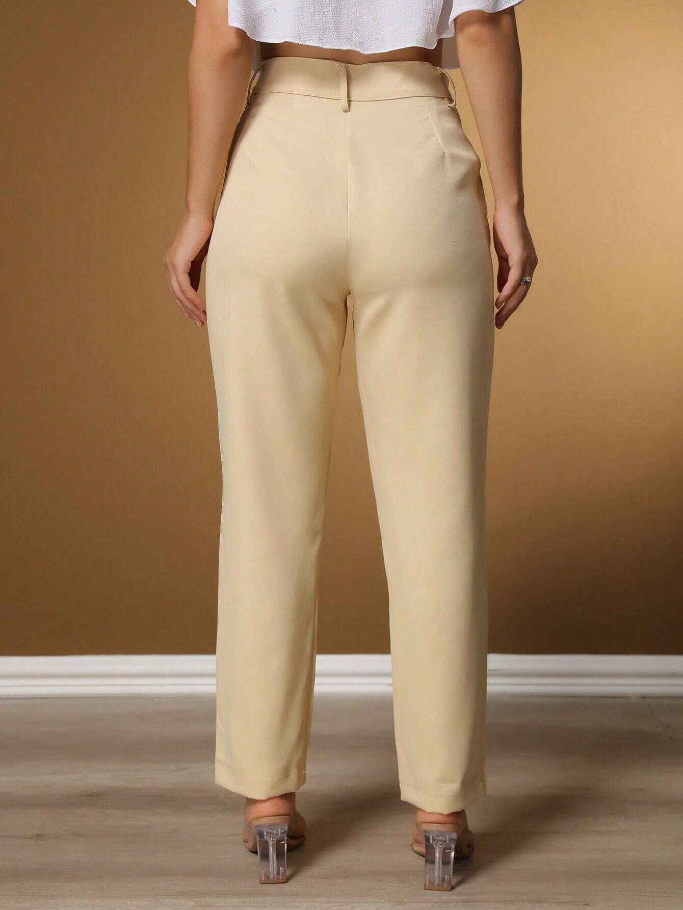 Calça Alfaiataria Com Prega Skinny Larissa