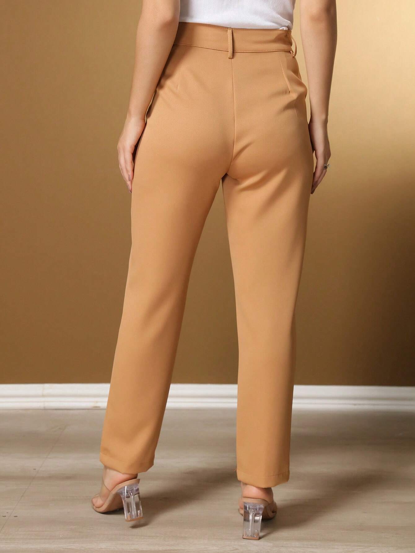 Calça Alfaiataria Com Prega Skinny Larissa