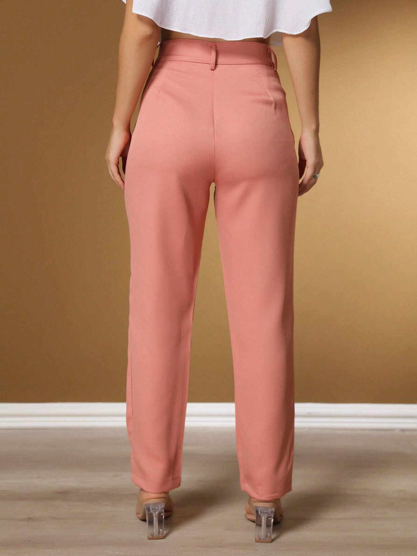 Calça Alfaiataria Com Prega Skinny Larissa
