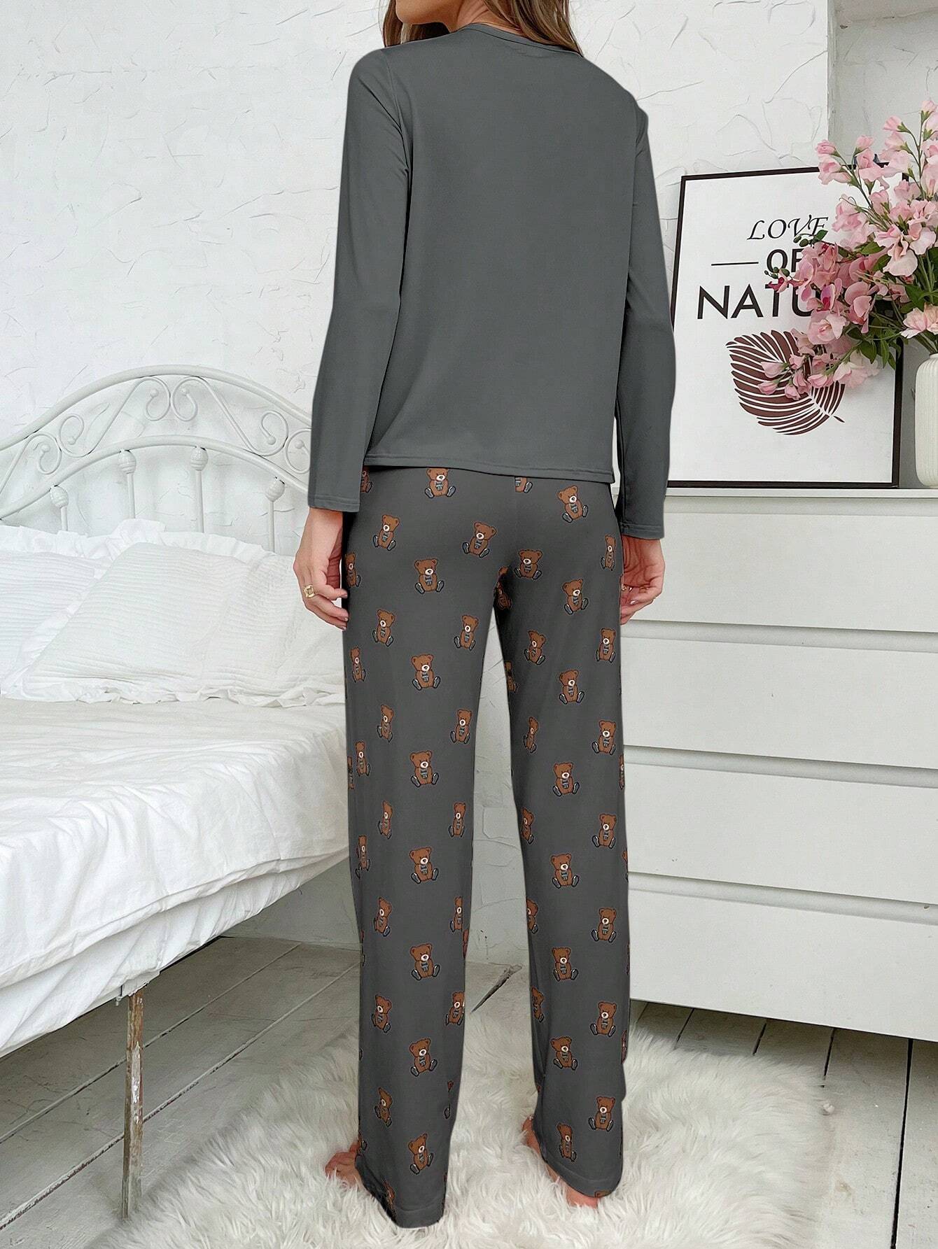 Pijama Longo Ursinho Fofo Taylor