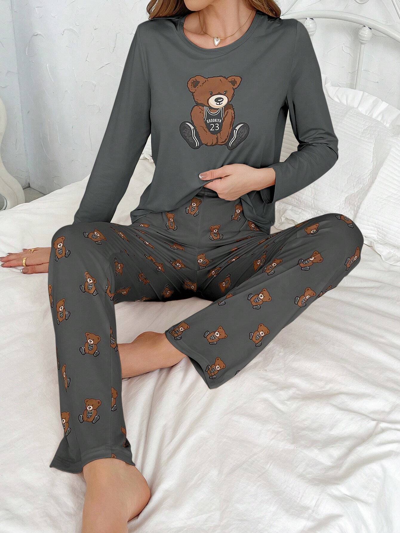 Pijama Longo Ursinho Fofo Taylor