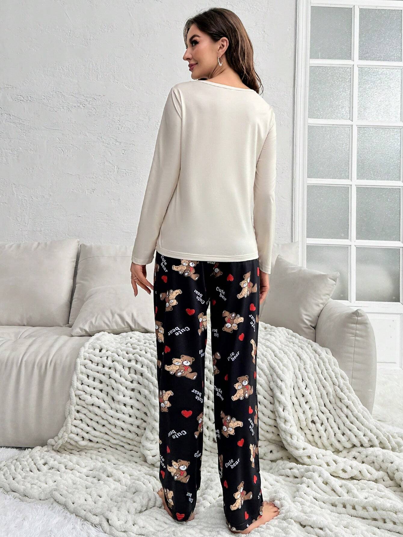 Pijama Longo Urso Estelle