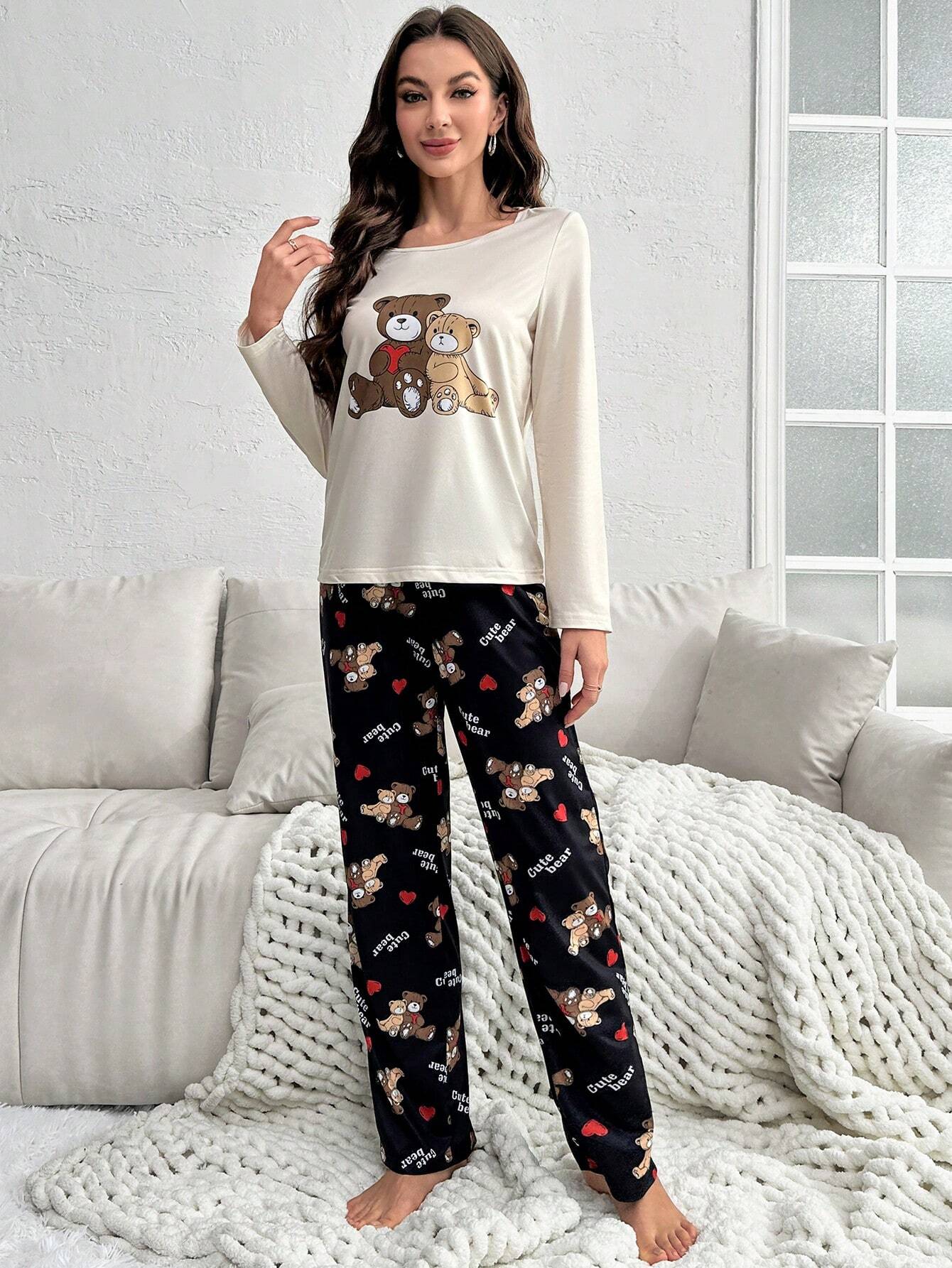 Pijama Longo Urso Estelle