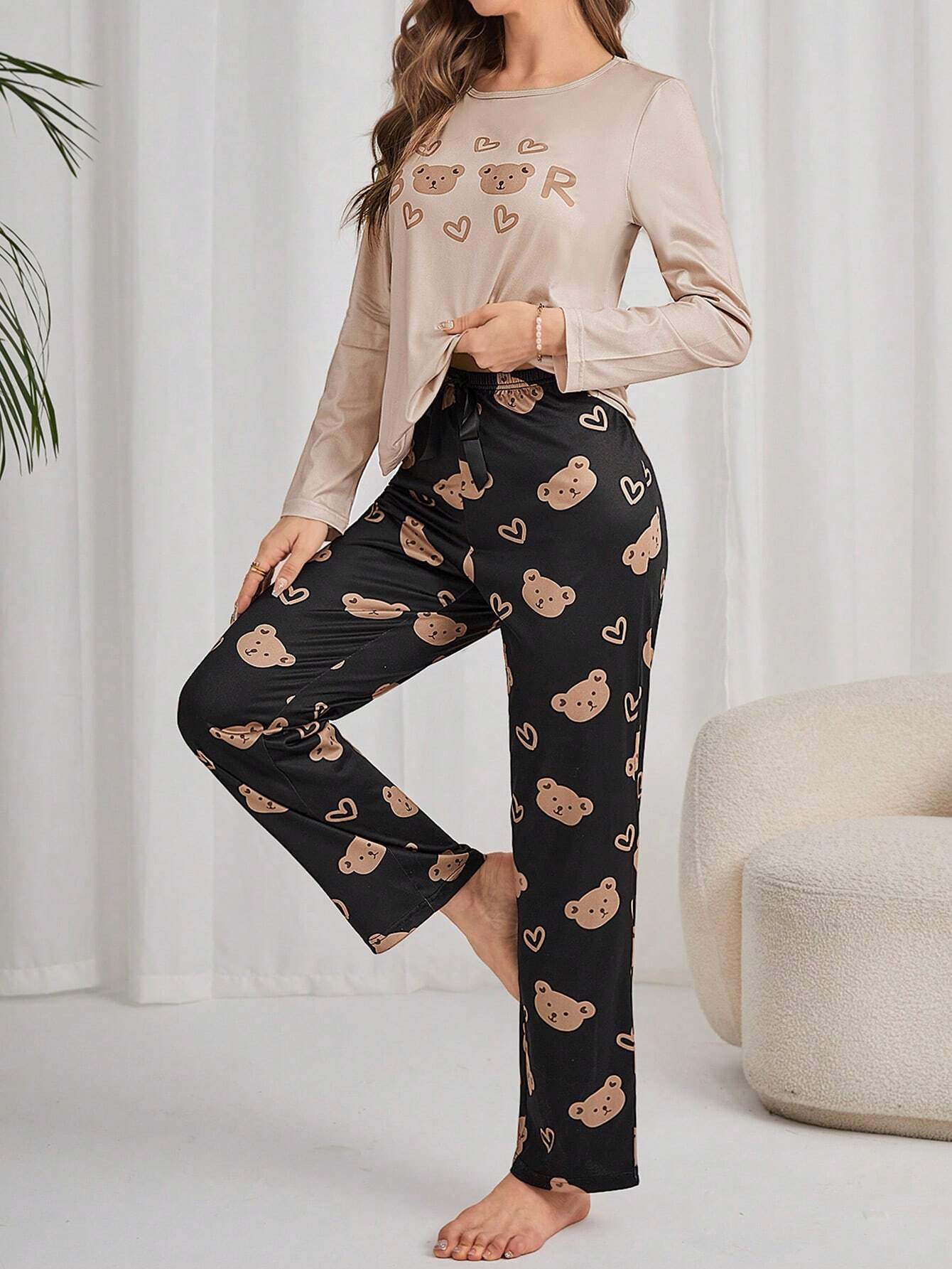 Pijama Longo Urso Leila