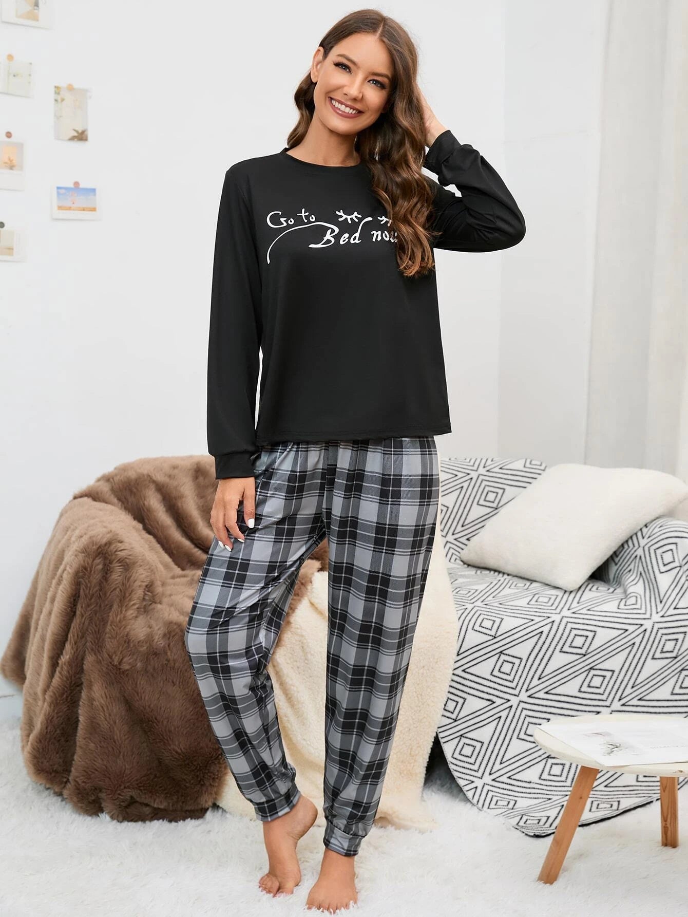 Pijama Longo Xadrez Vivian