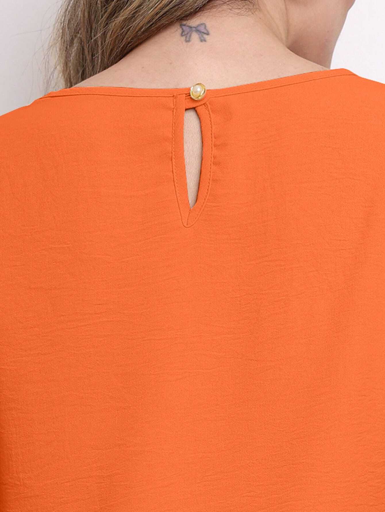 Blusa Alfaiataria Com Manga Regulável Patrícia
