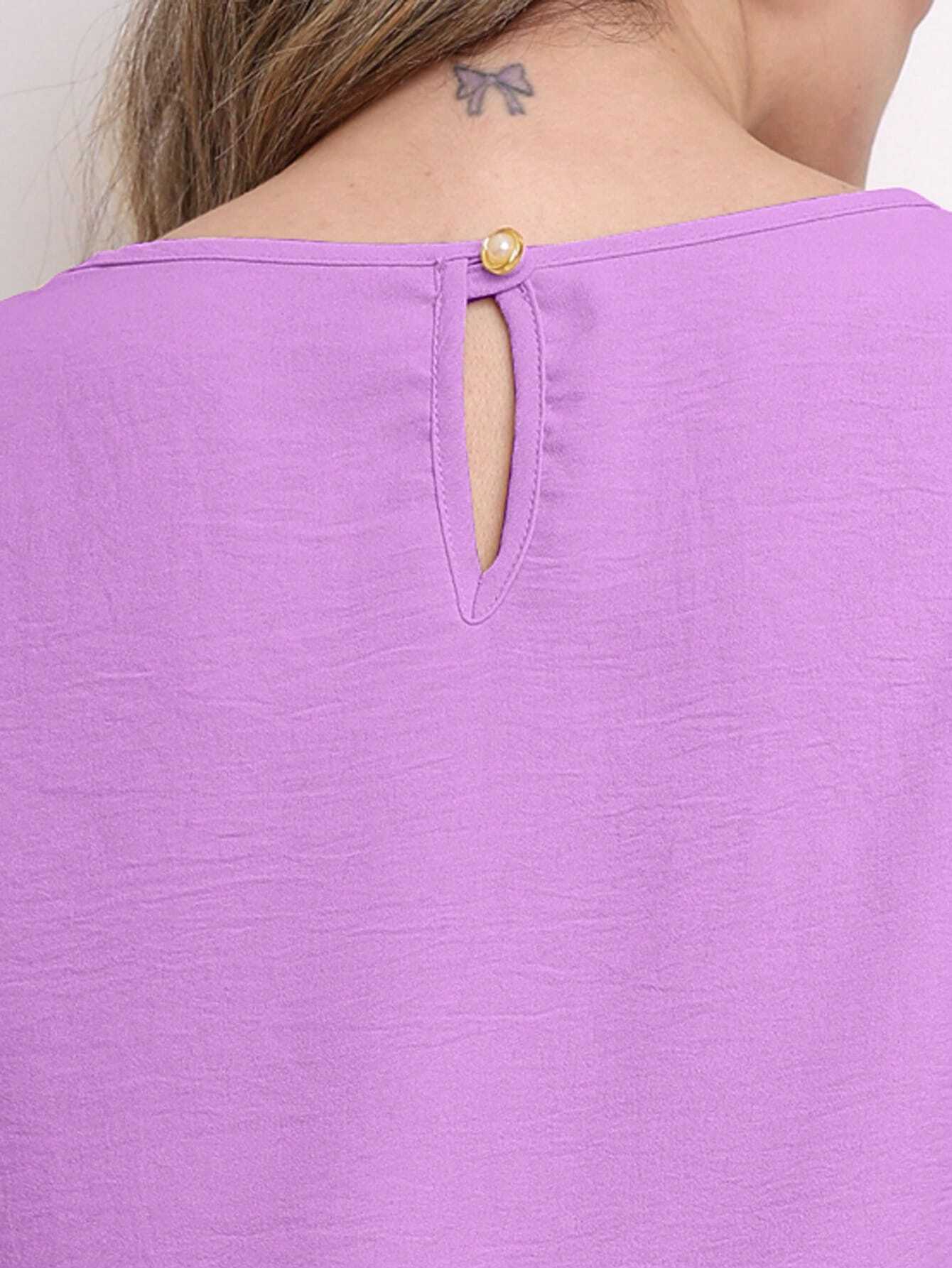 Blusa Alfaiataria Com Manga Regulável Patrícia