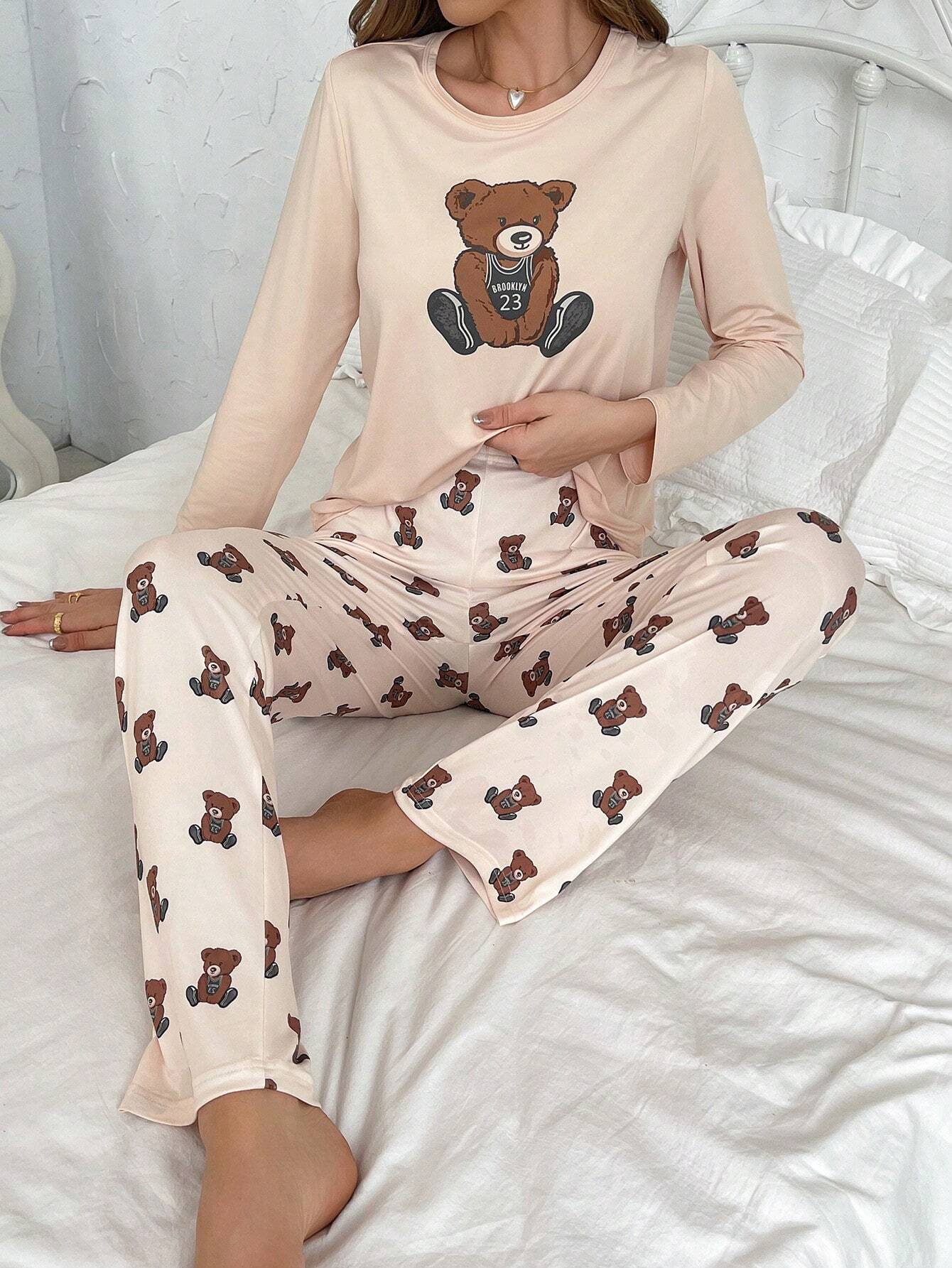 Pijama Longo Ursinho Fofo Taylor