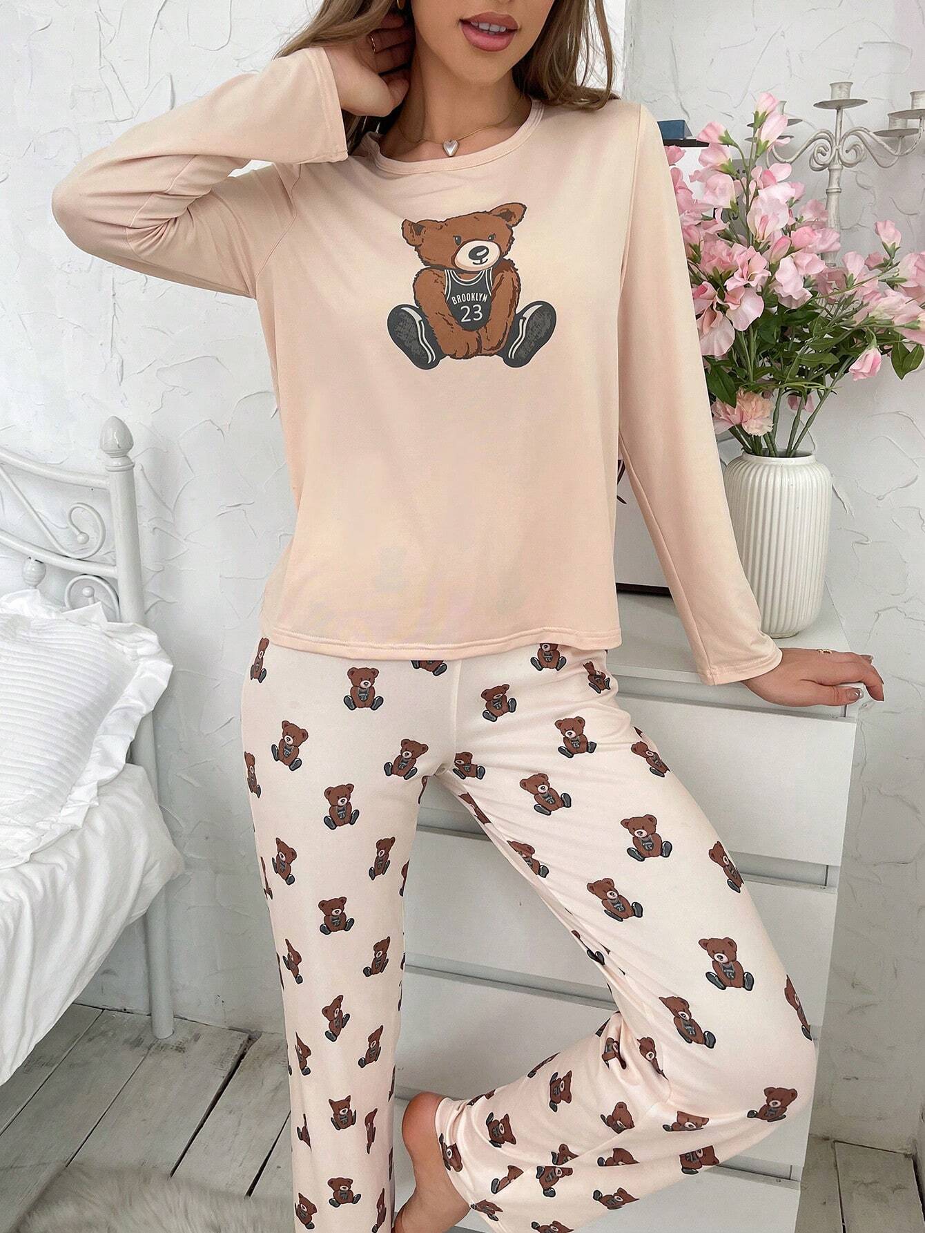 Pijama Longo Ursinho Fofo Taylor