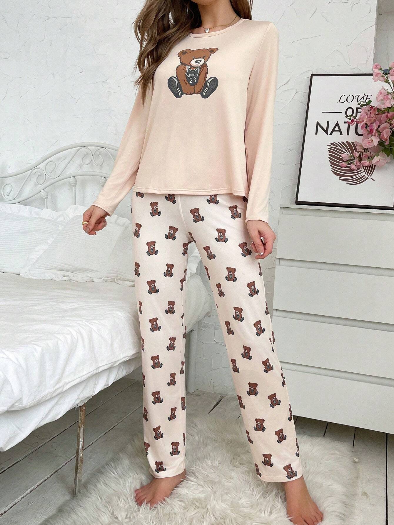 Pijama Longo Ursinho Fofo Taylor