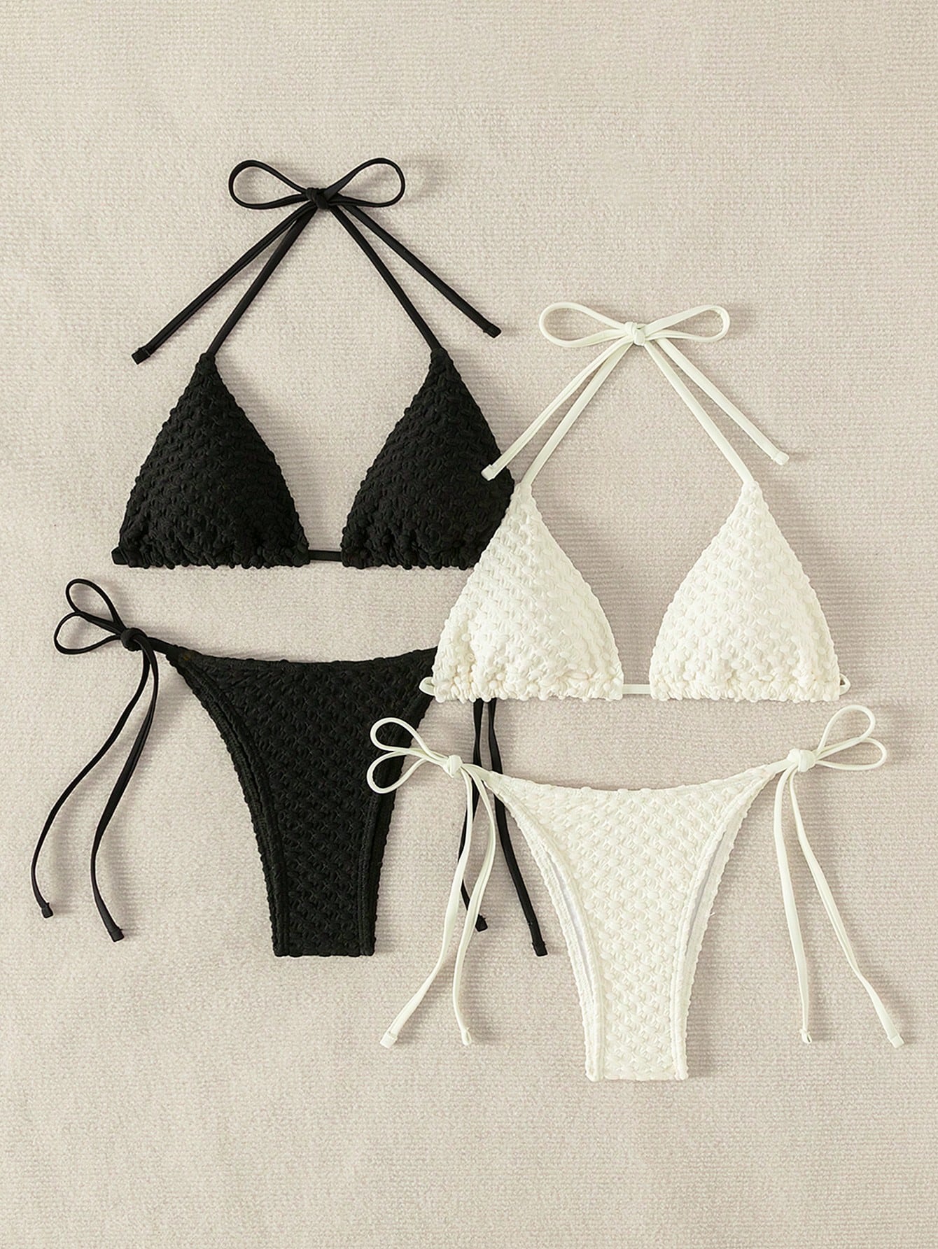 Kit 2 Conjuntos de Biquíni Cortininha