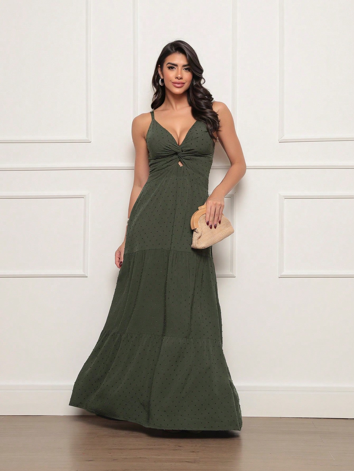 Vestido Longo Pipoca Layla Vestidos Maxi Femininos