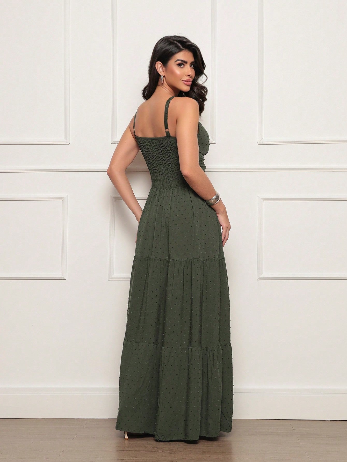 Vestido Longo Pipoca Layla Vestidos Maxi Femininos