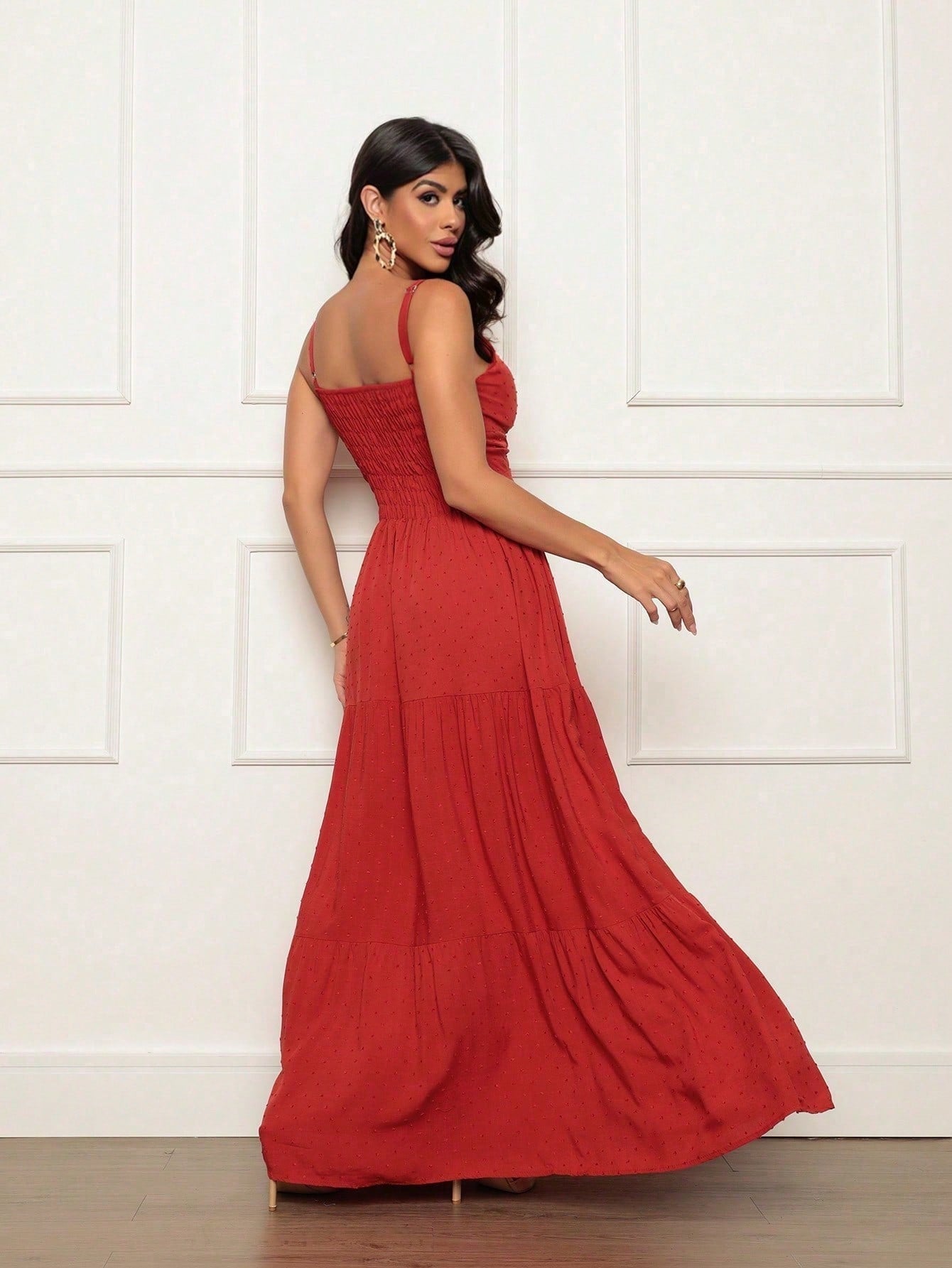 Vestido Longo Pipoca Layla Vestidos Maxi Femininos