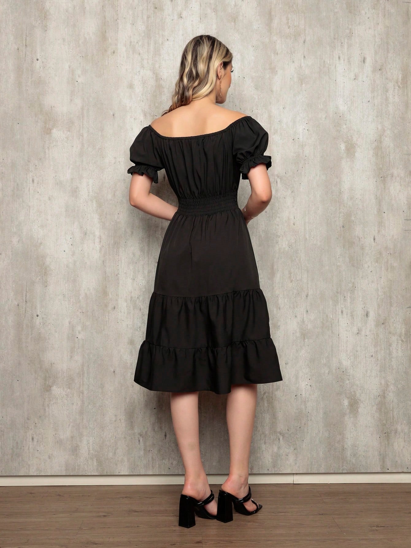 Vestido Midi Curto Larissa Vestidos Midi Femininos