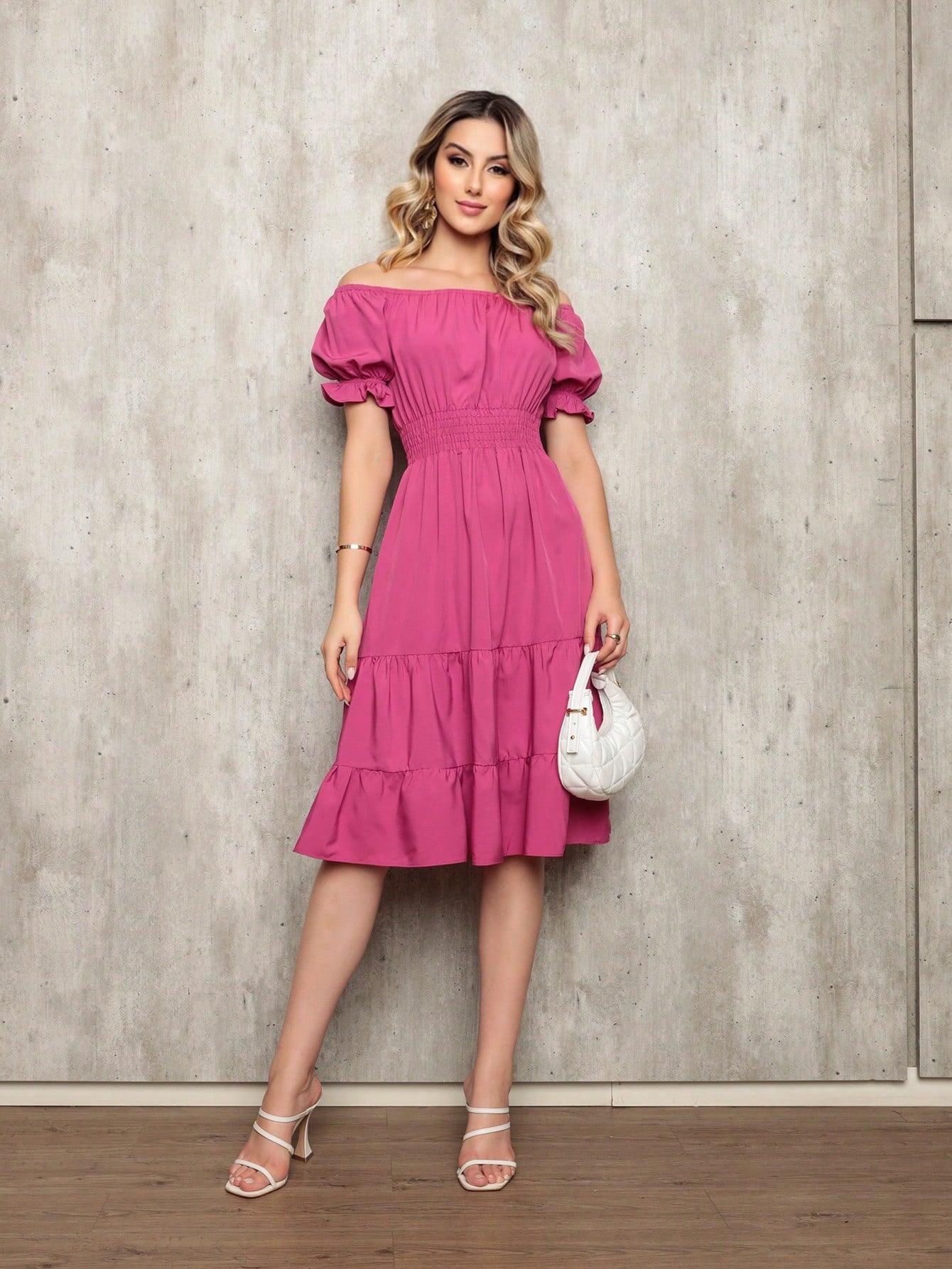 Vestido Midi Curto Larissa Vestidos Midi Femininos