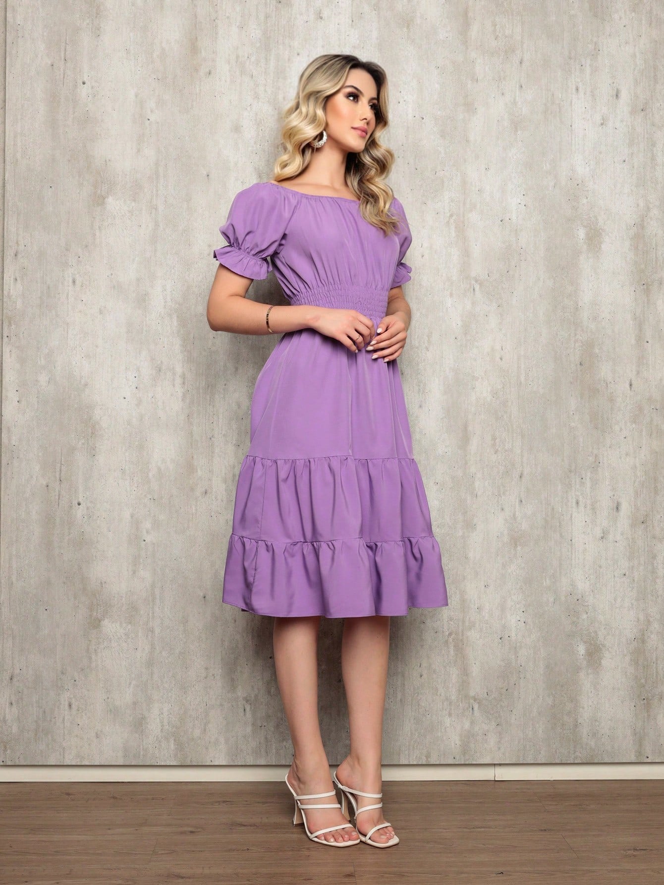 Vestido Midi Curto Larissa Vestidos Midi Femininos
