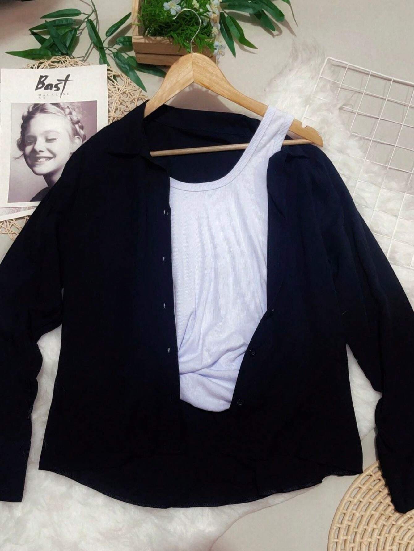 Camisa Social Manga Longa Com Botões Tatiane