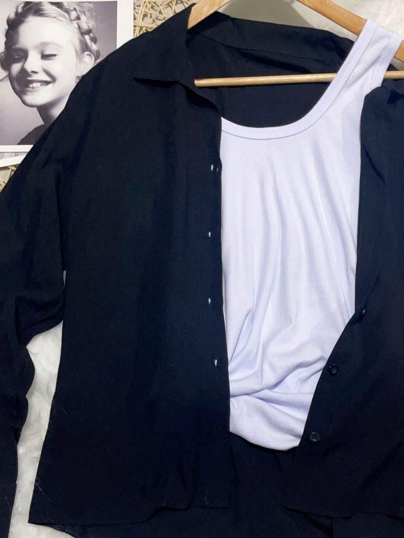 Camisa Social Manga Longa Com Botões Tatiane