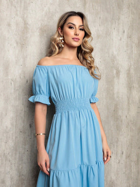 Vestido Midi Curto Larissa Vestidos Midi Femininos