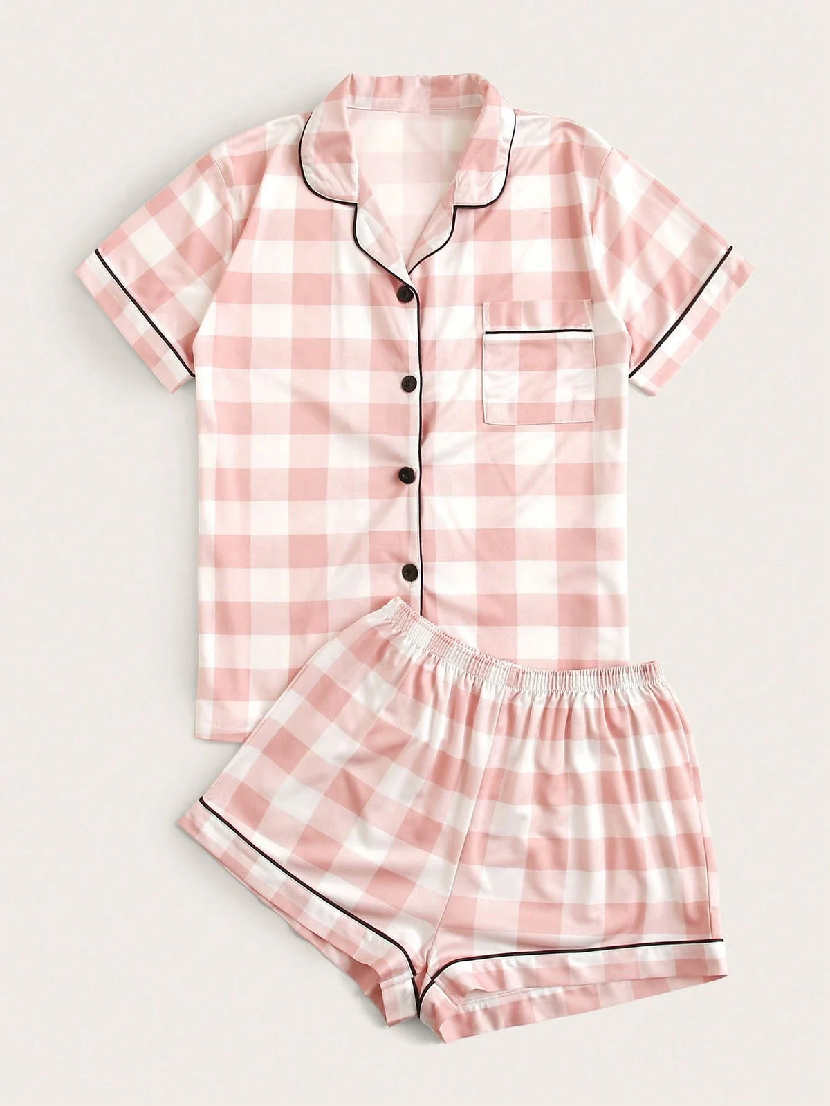 Conjunto de Pijama / Pijama com Ribete Xadrez Buffalo