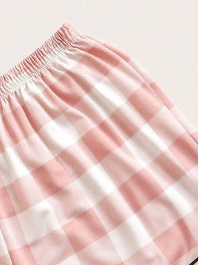 Conjunto de Pijama / Pijama com Ribete Xadrez Buffalo