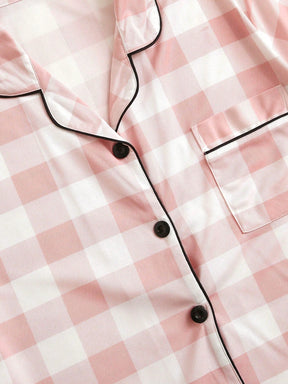 Conjunto de Pijama / Pijama com Ribete Xadrez Buffalo