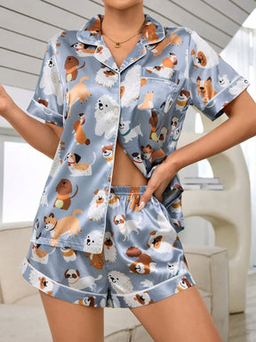 Pijama Curto Cachorros Fernanda