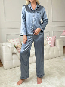 Conjunto de Pijama Feminino Tecido Jacquard Estampa de Animal