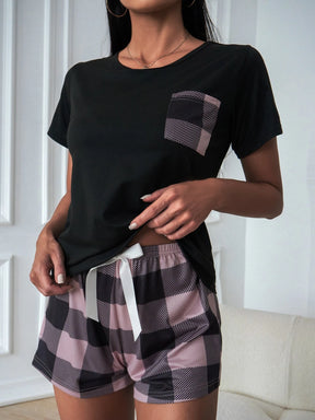 Pijama Curto Xadrez Eliana