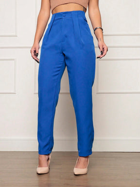 Calça Social Alfaiataria Sasha P / Azul Royal