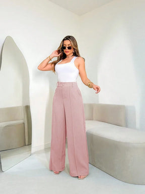 Calça Pantalona Cintura Alta Eliana