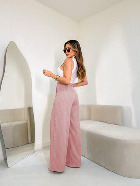 Calça Pantalona Cintura Alta Eliana