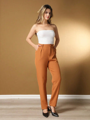 Calça Alfaiataria Com Prega Skinny Larissa
