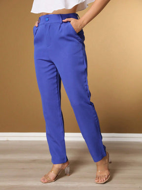 Calça Alfaiataria Com Prega Skinny Larissa