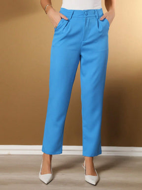 Calça Alfaiataria Com Prega Skinny Larissa