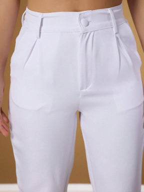 Calça Alfaiataria Com Prega Skinny Larissa