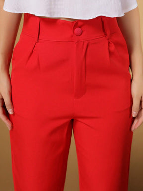 Calça Alfaiataria Com Prega Skinny Larissa