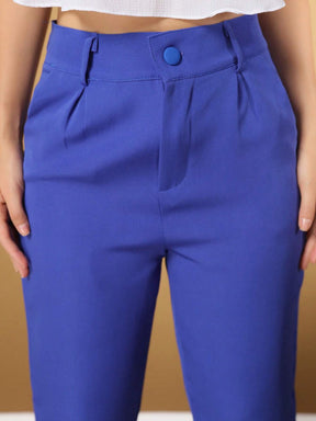 Calça Alfaiataria Com Prega Skinny Larissa