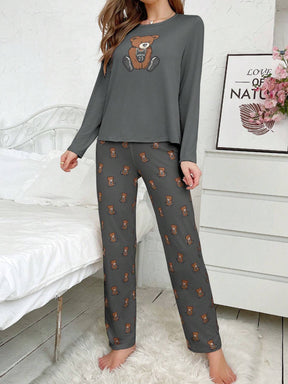Pijama Longo Ursinho Fofo Taylor