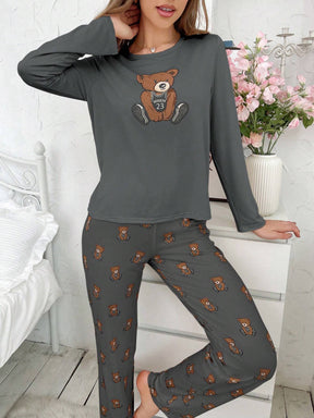 Pijama Longo Ursinho Fofo Taylor