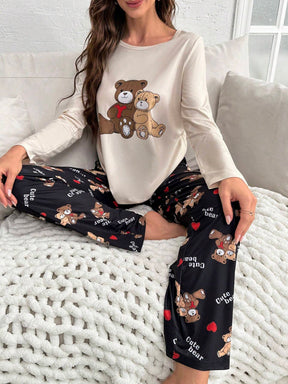 Pijama Longo Urso Estelle