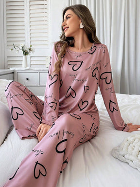 Pijama Longo Rosa Sarah