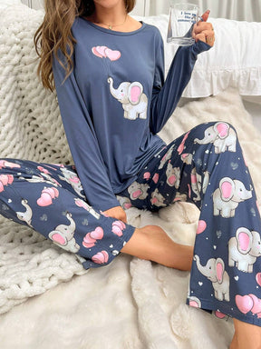Pijama Longo Elefante Brianna