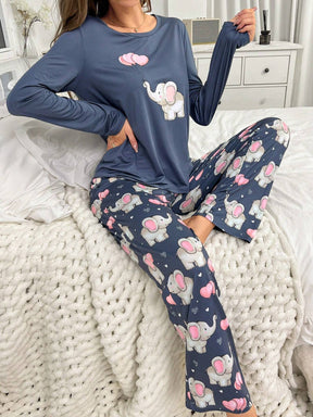 Pijama Longo Elefante Brianna