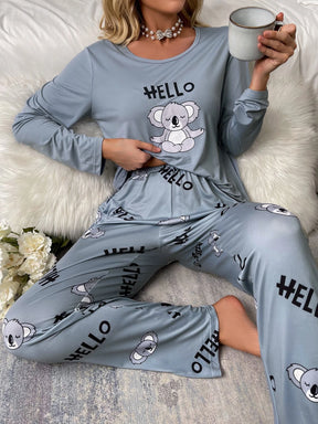 Pijama Longo Coala Katelyn